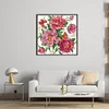 (Stamped/Counted) Peony Attracts Butterfly-14CT Cross Stitch 37*37cm/14.57*14.57in