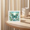 5D DIY Partial Special Shaped Drill Butterfly Diamond Painting With Frame Decor 19.2x19.2cm