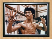 Bruce Lee Enter The Way of Dragon Signed Autographed Photo Poster painting Poster Print Memorabilia A2 Size 16.5x23.4