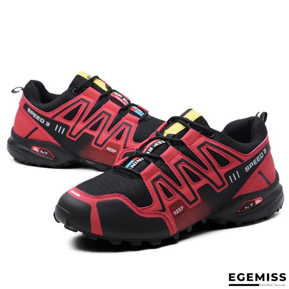 new large size outdoor mountaineering shoes men's shoes breathable shock absorption sports hiki | EGEMISS