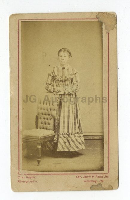 19th Century Children - 19th Century Carte-de-visite Photo Poster paintinggraph - Reading, PA