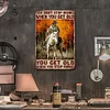 cowboy sur cheval - Panneaux en &eacute;tain m&eacute;tallique(20*30cm/30*40cm)