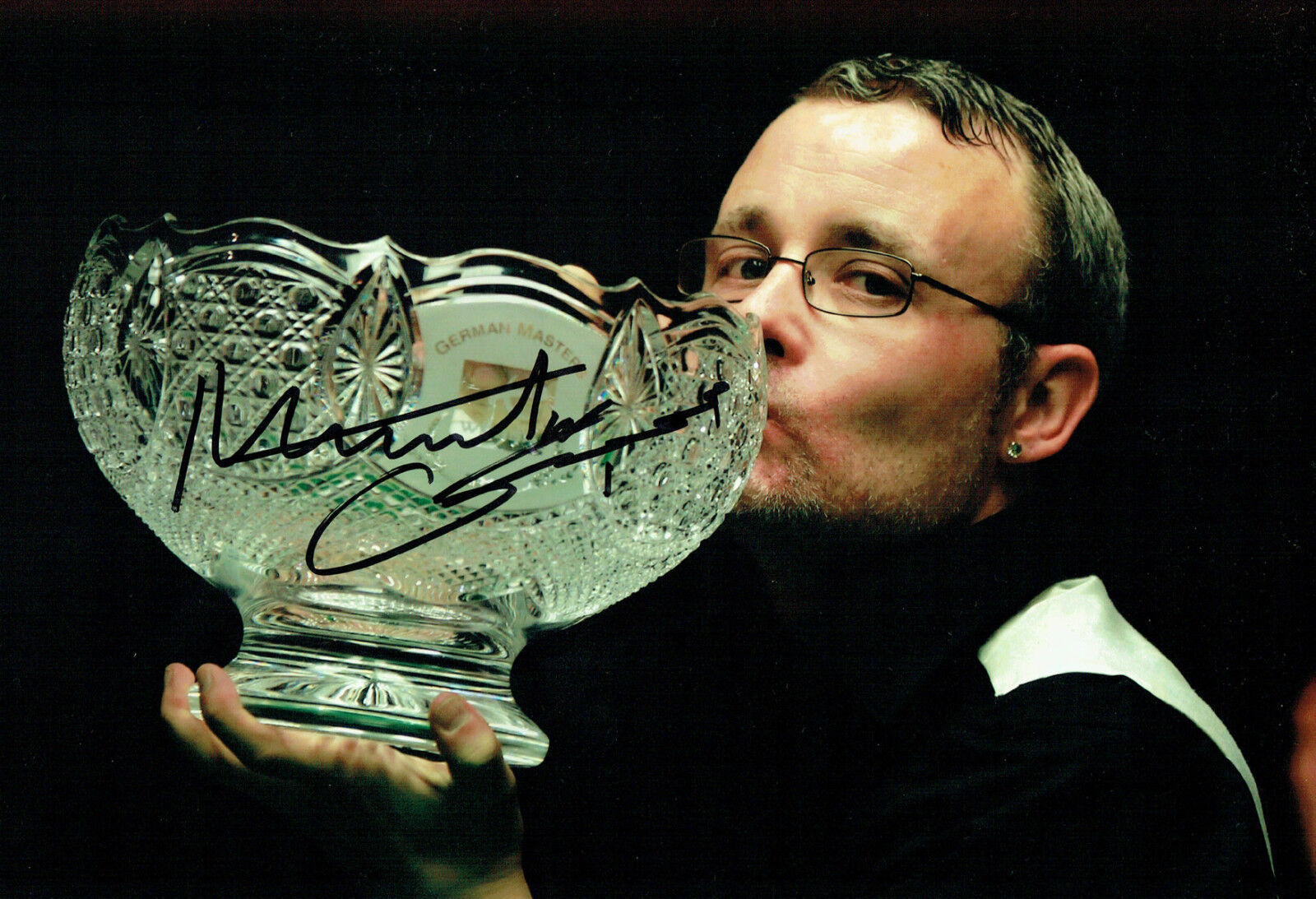 Martin GOULD SIGNED Autograph Photo Poster painting AFTAL COA German Masters Winner SNOOKER
