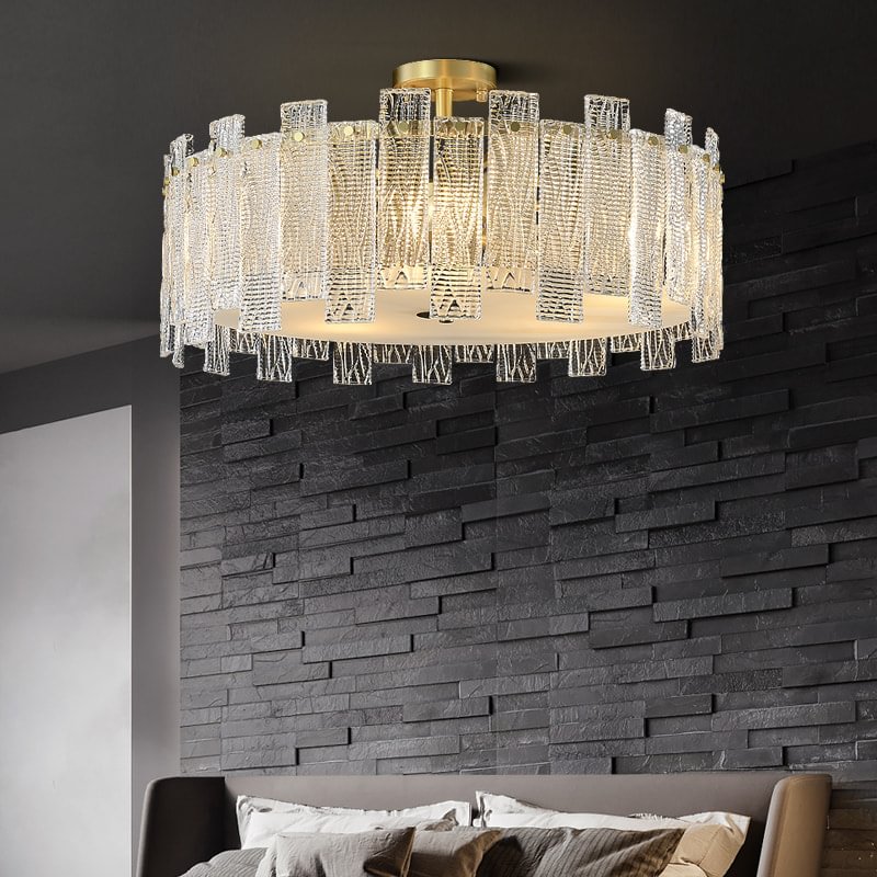 Mariner Crystal Glass Ceiling Lamp 