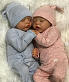 17" Sweet Sleeping Dreams Reborn Twins Boy and Girl Maren & Emmarie Truly Baby Doll Toy, Birthday Gift - RBBI-Myrebornbabydoll® Myrebornbabydoll®