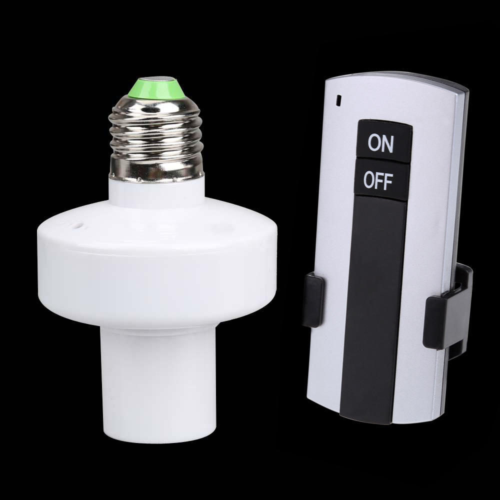 

Electronic E27 Remote Controller Socket Holder for House Office Light, 501 Original
