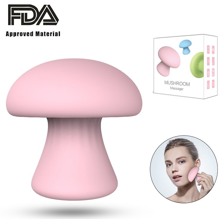 Smart MINI Body Cellulite Muscle Massage Head Massager Back And Neck Machine Mushroom Head Vibrator