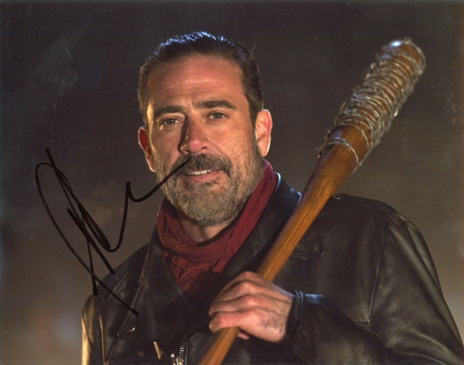 JEFFREY DEAN MORGAN Authentic Hand-Signed NEGAN THE WALKING DEAD