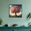 Diamond Painting-DIY Full Round Drill Colorful Butterfly Tree