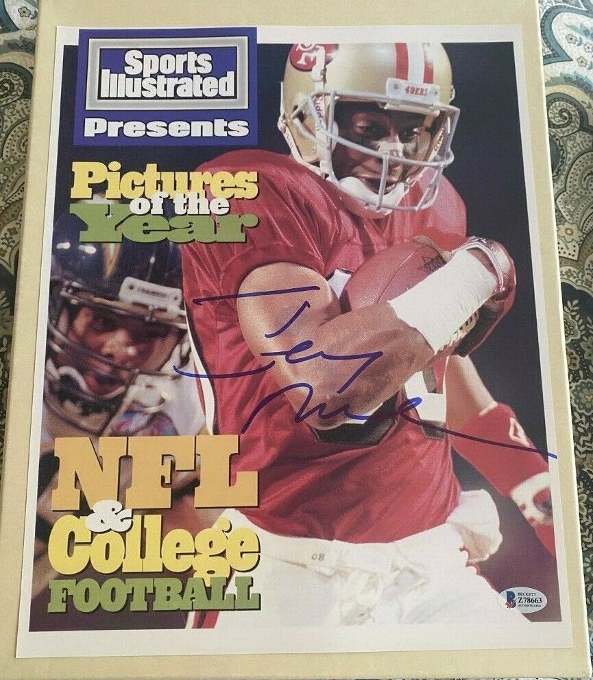 Jerry Rice signed autographed 11x14 Photo Poster painting 49ers Sports Illustrated Beckett COA