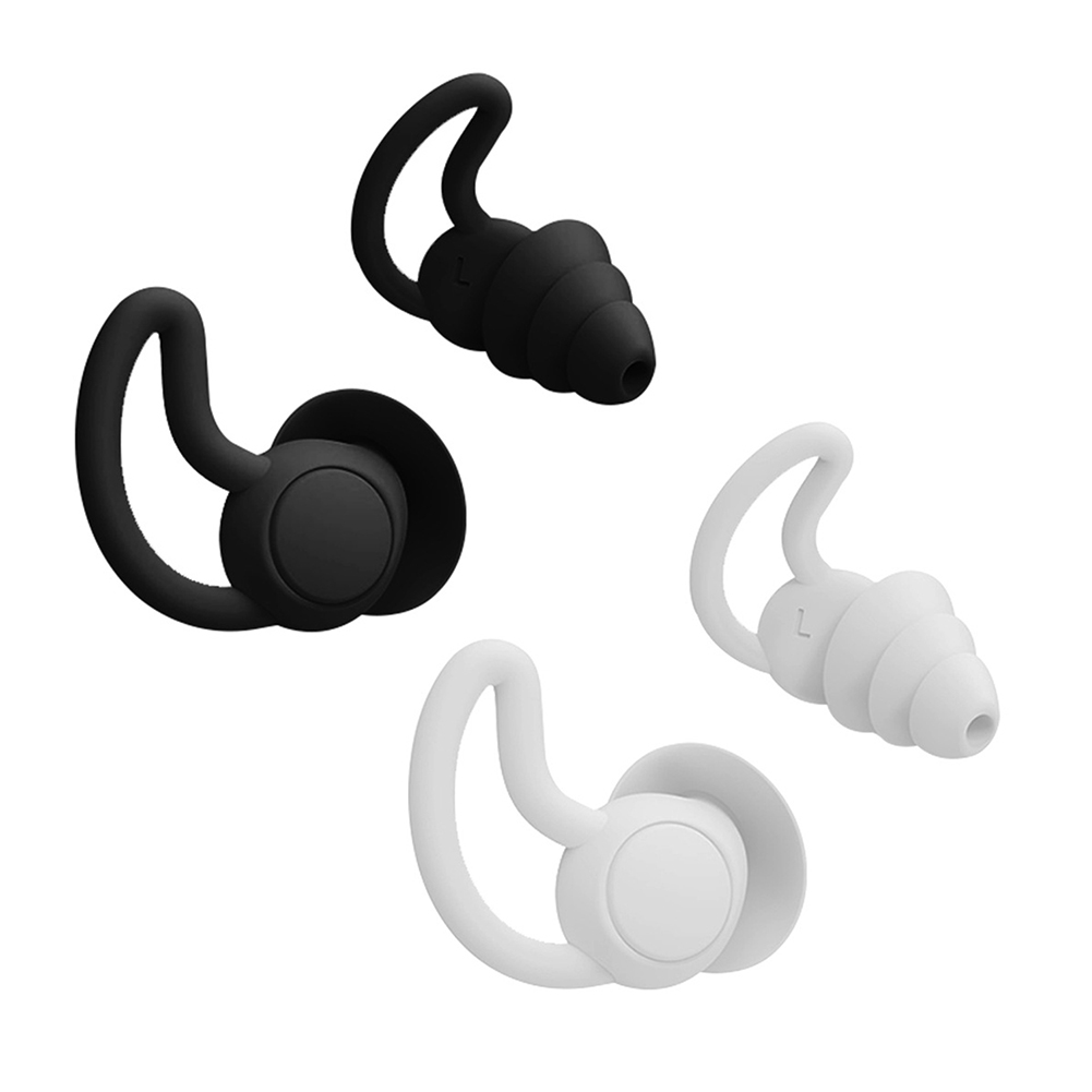 

Swimming Waterproof Earphone Sleep Silicone Earplug Noise Reduction, White, 501 Original