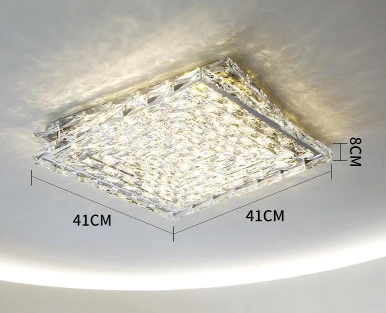 Simple Living Room Ceiling Lamp LED Crystal Lamp