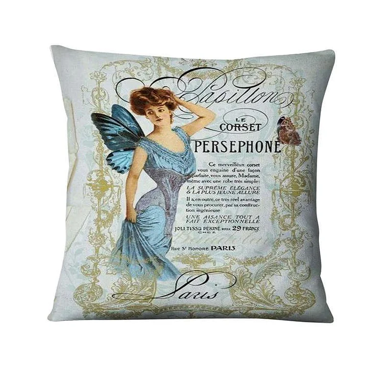 Linen Pillow Case  - Baroque 45*45cm