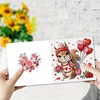 6Pcs Valentines Day Diamond Painting Greeting Card