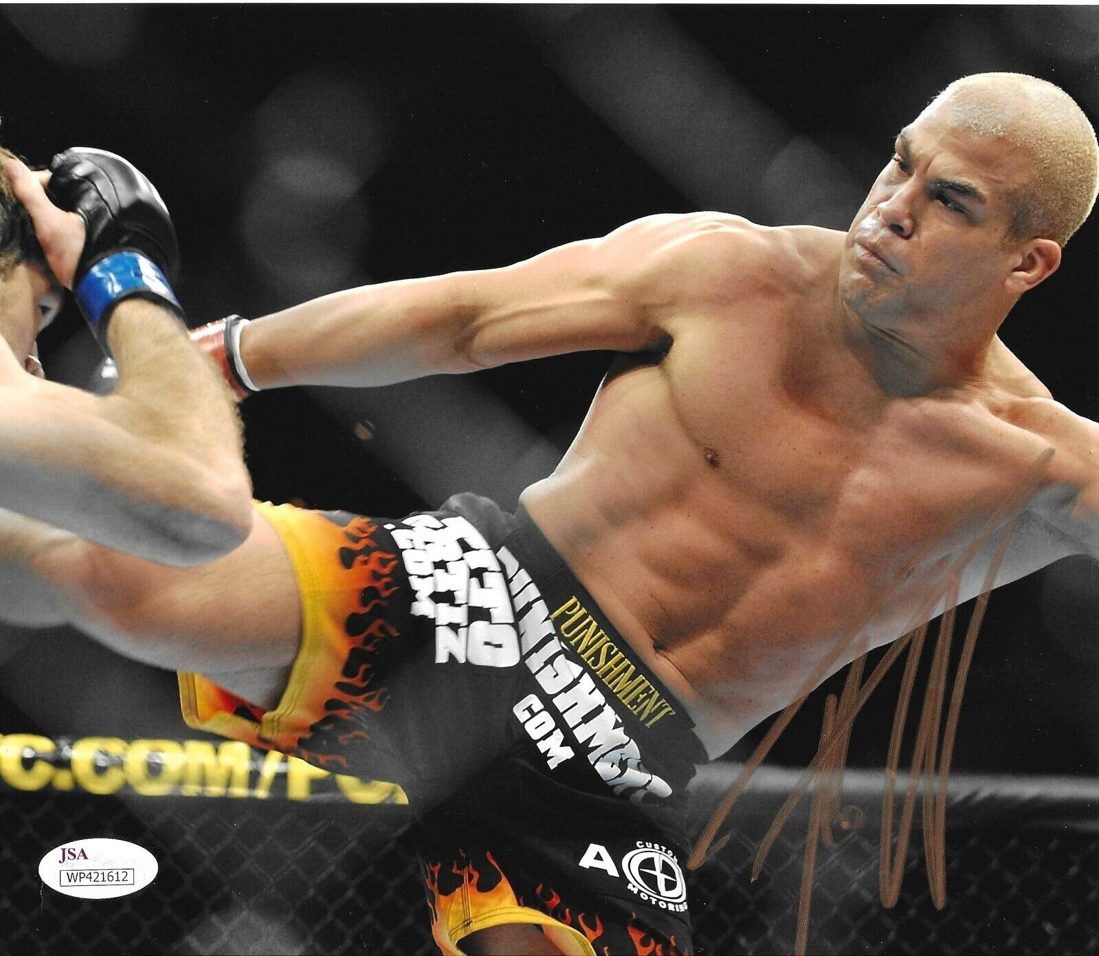 Tito Ortiz Autographed 8x10 Photo Poster painting UFC Bellator MMA JSA COA Signed Hunt Bad Boy