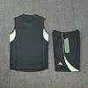 2025/2026 Real Madrid Pre-Match Training Dark Green Vest+Shorts Football1:1 Thai Quality