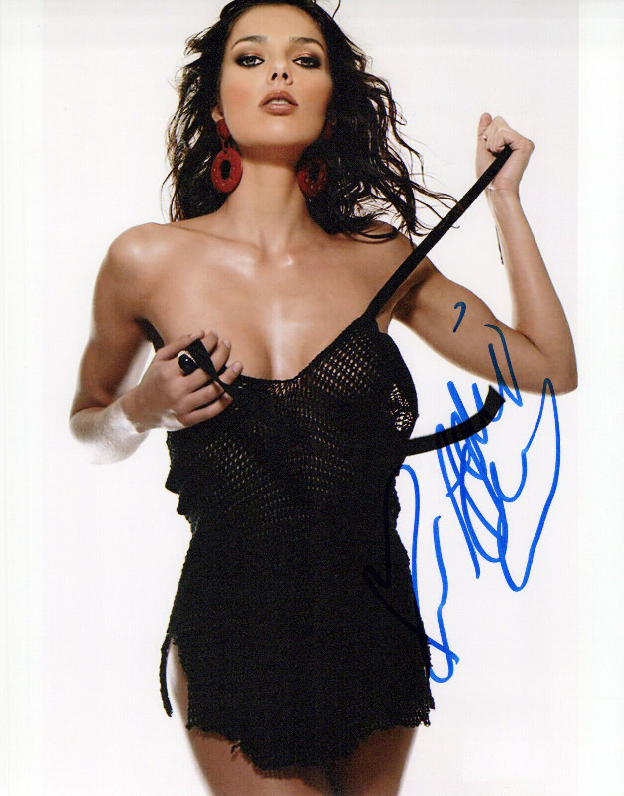 Adrianne Curry glamour shot autographed Photo Poster painting signed 8x10 #2