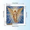 Angel Special Shaped 5D DIY Partial Drill Diamonds Dots Gem Art Kits f&uuml;r Erwachsene Anf&auml;nger Wohnkultur Diamonds Gem Art 30x30cm