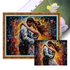 uk.everydayedeals (Limited Stock)Cross Stitch - 14ct Stamped - Tomber amoureux (63*52cm)