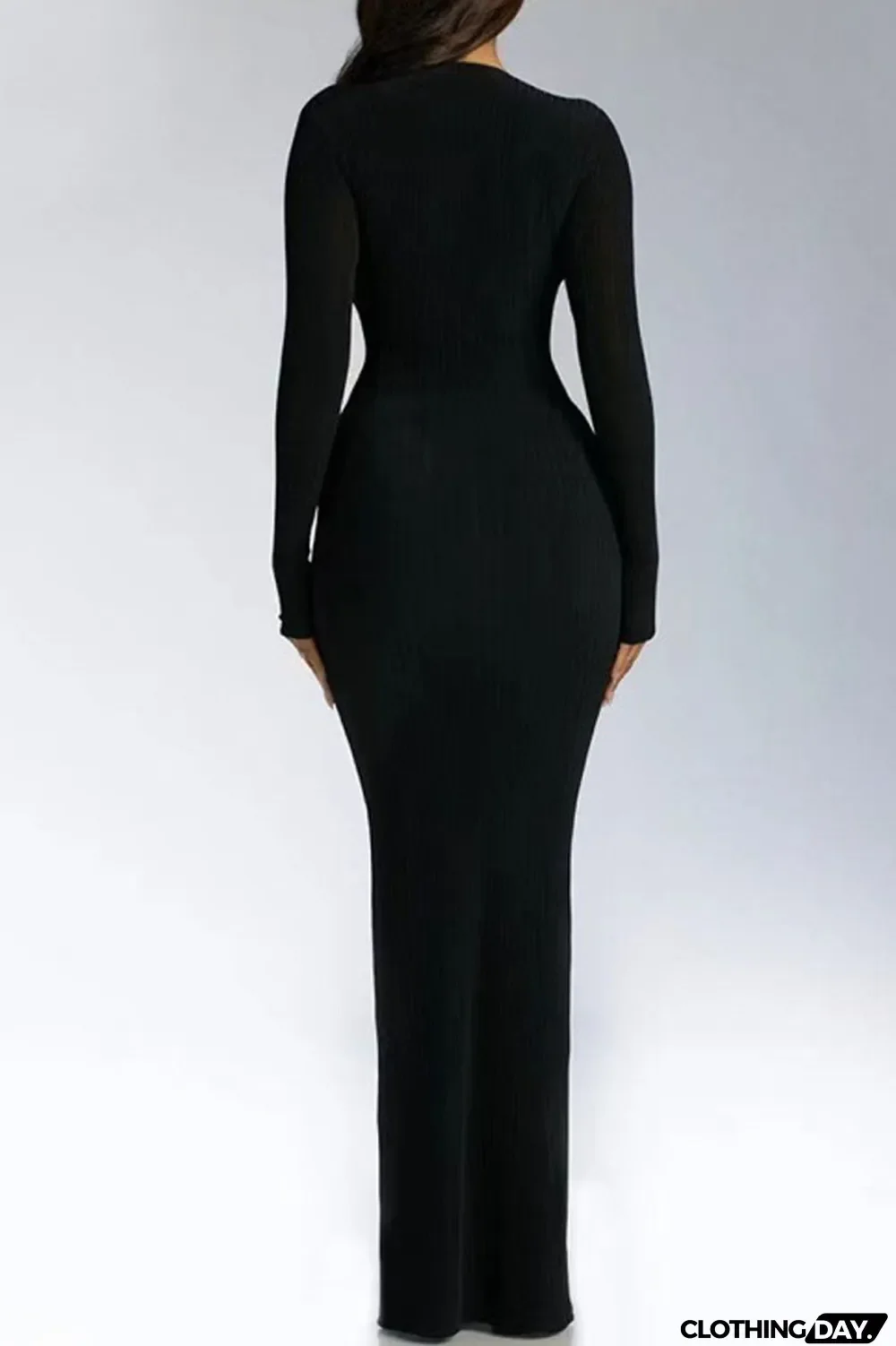 White Sexy Simplicity Solid Frenulum V Neck One Step Skirt Dresses