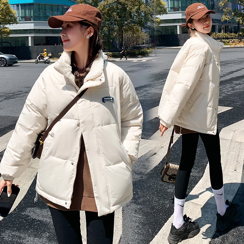 Toloer 2024 Winter New Down Cotton-Padded Jacket Korean Version Loose And Thick Short Students Wear Cotton-Padded Jacket Jacket-Outfit Ideas