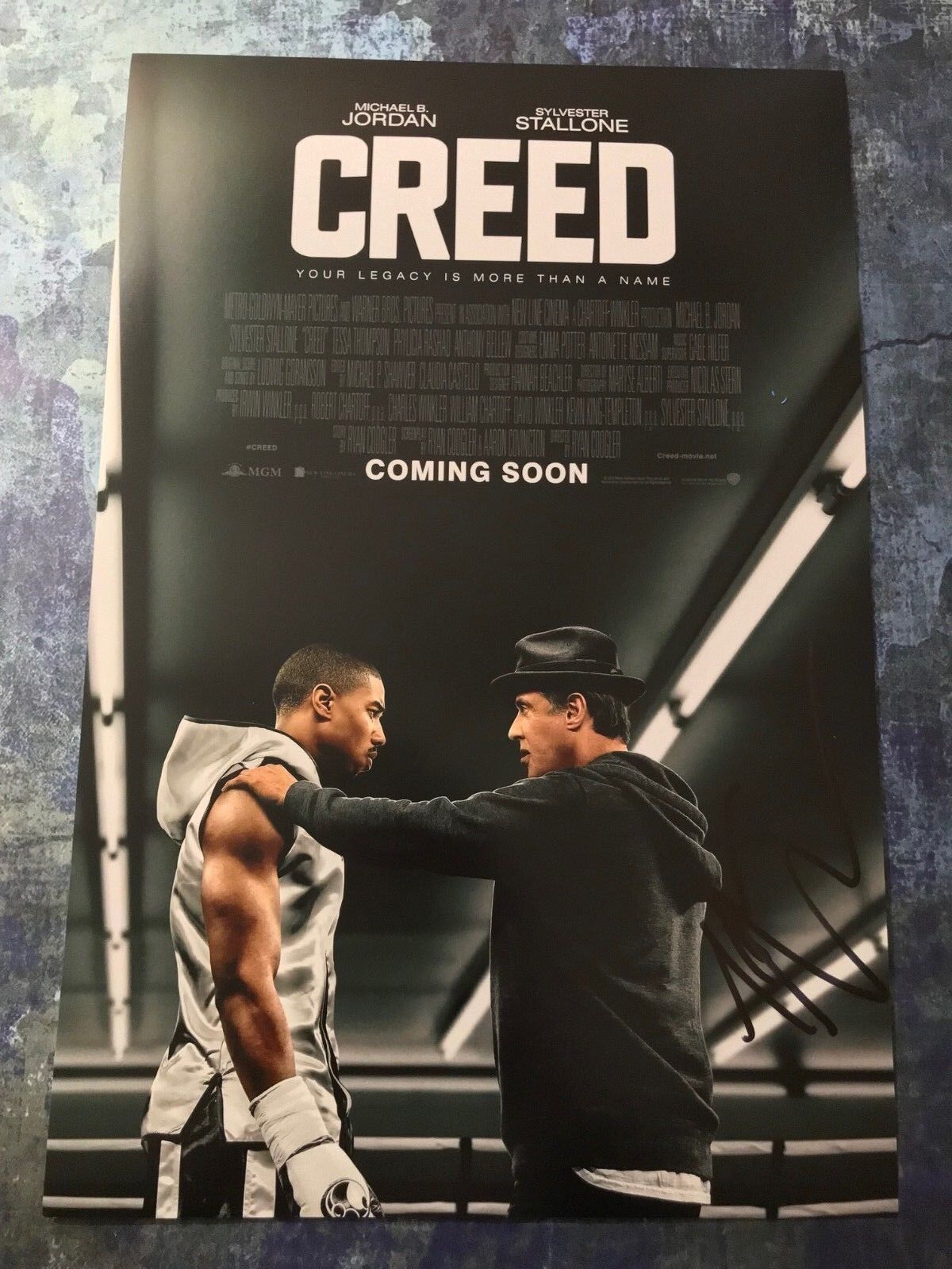 GFA Creed Bianca Movie * TESSA THOMPSON * Signed 12x18 Photo Poster painting Poster AD1 COA