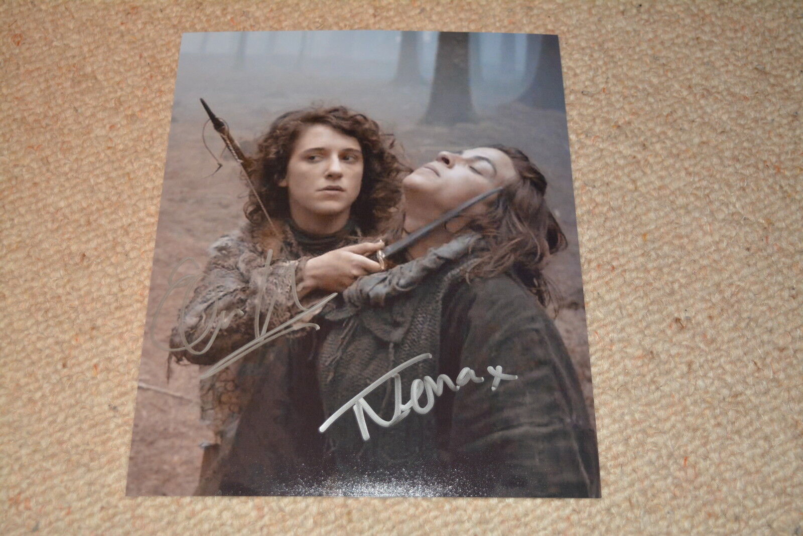 ELLIE KENDRICK & NATALIA TENA signed autograph In Person 8x10 GAME OF THRONES