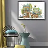 Flower Market -14CT Stamped Cross Stitch Kit(40*27cm)