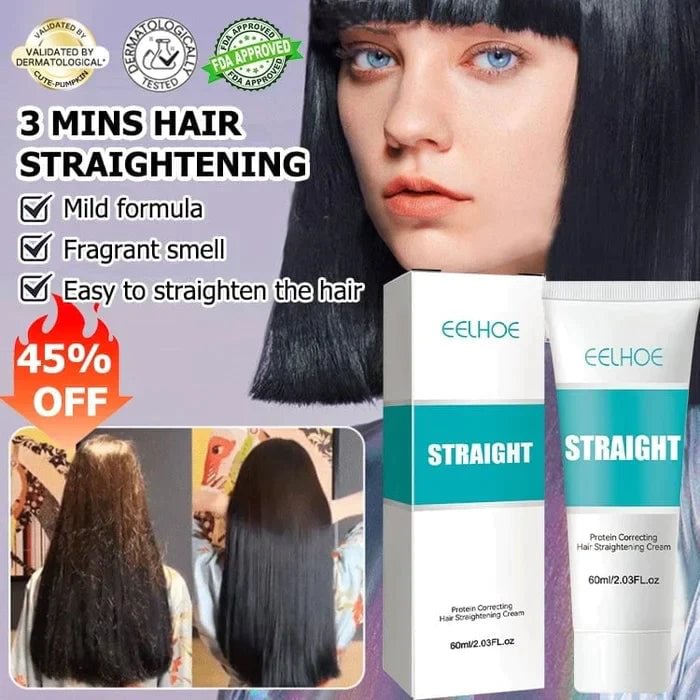 ✨NEW YEAR 2023 SALE 49% OFF✨Silk & Gloss Hair Straightening Cream