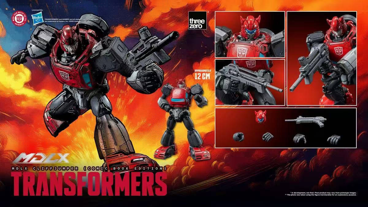 Threezero - Transformers MDLX Cliffjumper (Comic Book Edition) 3Z08730W0 (Licensed)-