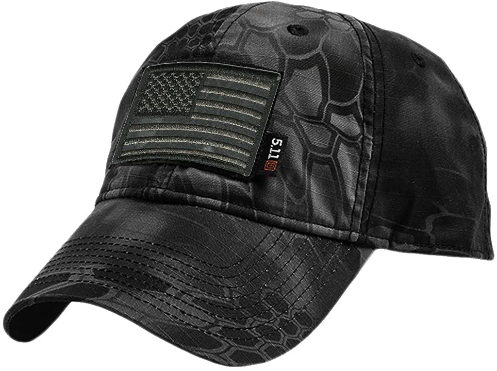 Kryptek Typhon Tactical Cap & Patch Bundle (Usa)