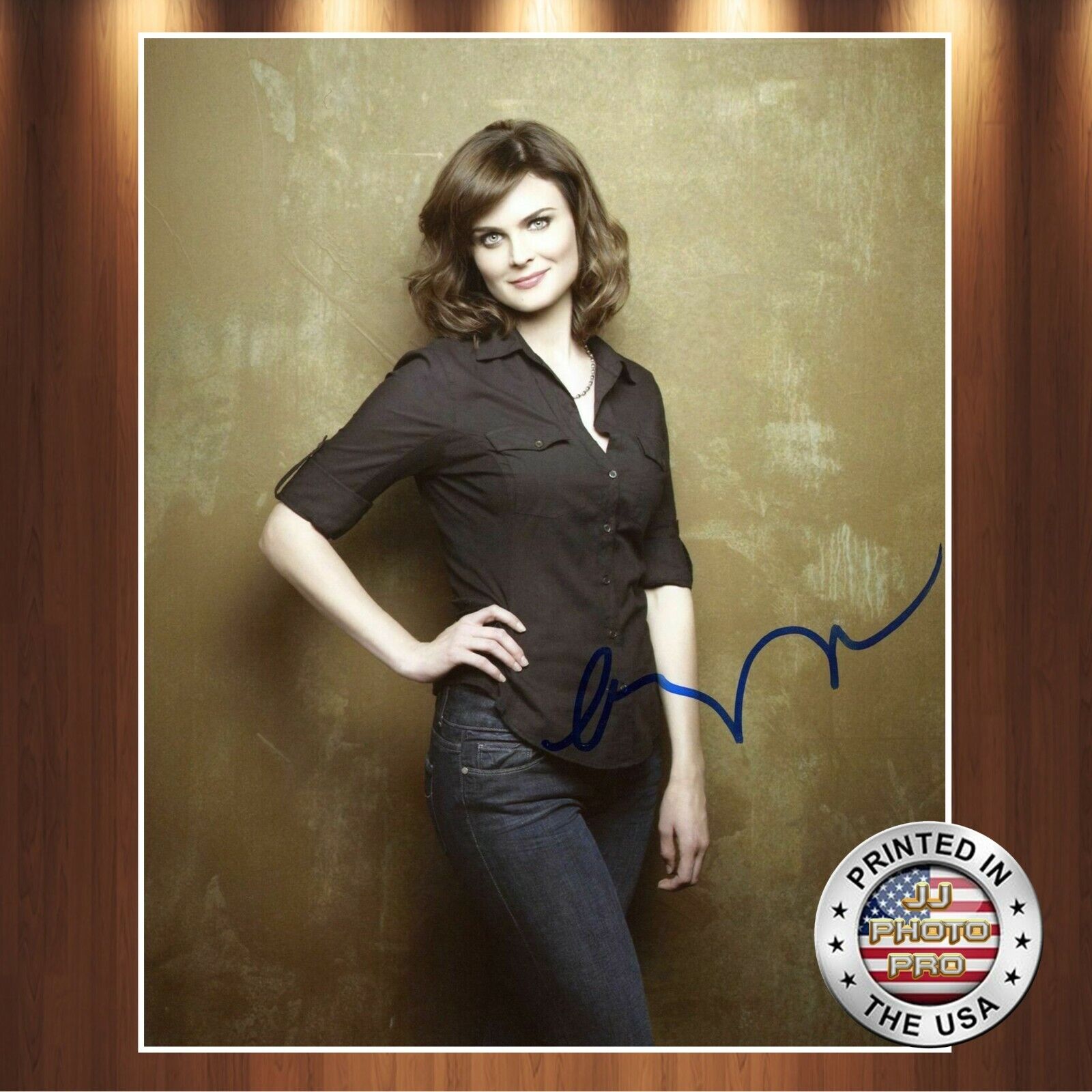 Emily Deschanel Autographed Signed 8x10 Photo Poster painting (Bones) REPRINT