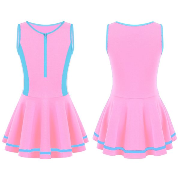 2 Piece Tennis Set Kids Clothes Girls Sport Dress with Built-in Shorts Gym Sport Suit Summer Workout Outfits Sportswear - Shop Trendy Women's Fashion | TeeYours