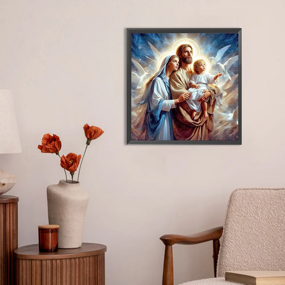 Diamond Painting - Full Round Drill - The Jesus Family(Canvas|30*30cm)