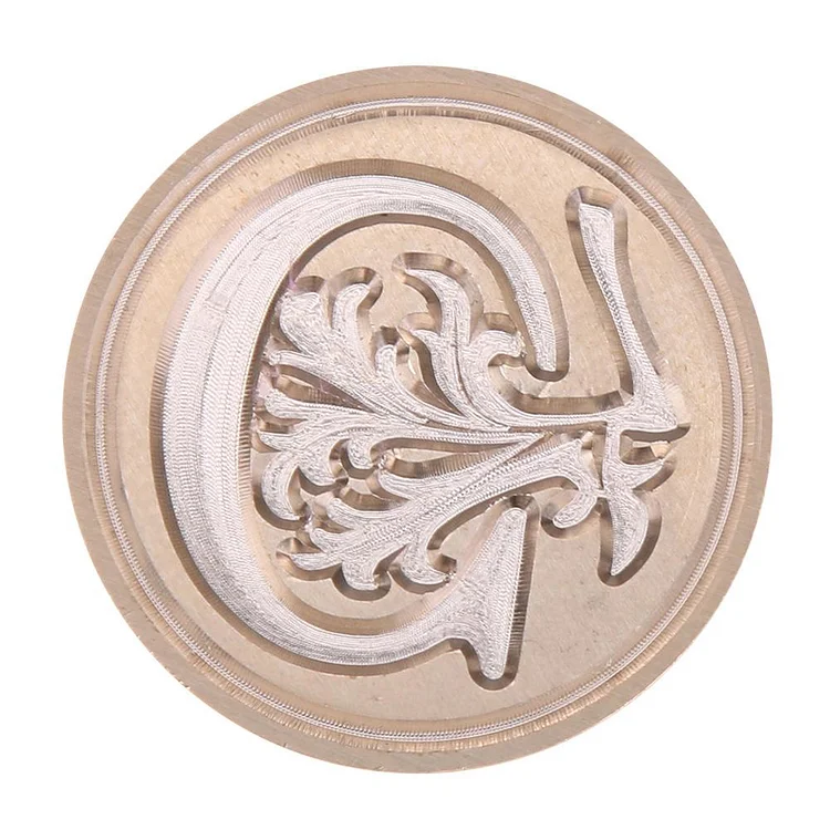 European Letter Wax Paint Seal Vintage Envelope Sealing Copper Head Stamp