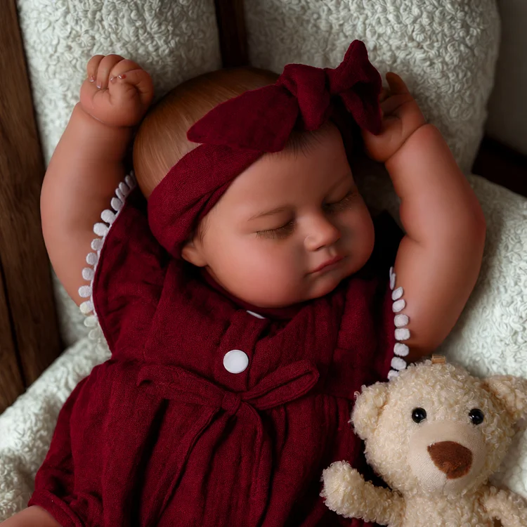 Babeside Sleeping Reborn Baby Pekka 20'' African American Older Girl Healing of the Heart