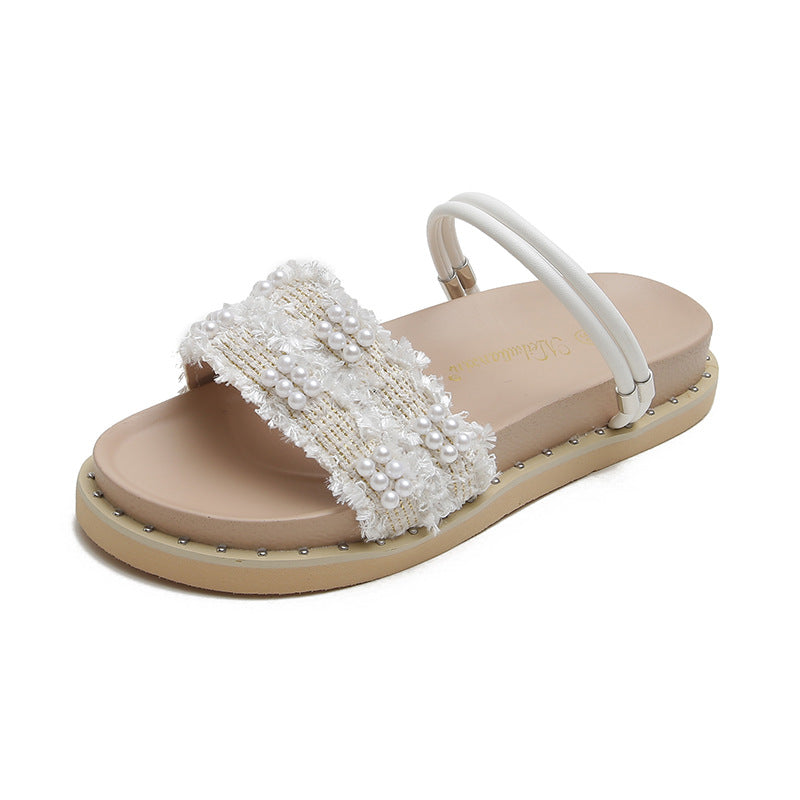 Comelyy Flat Fashion All-match Slippers mumuwear