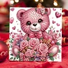 6Pcs Diamond Painting Bear Greeting Cards Congratulations Cards & Gifts
