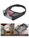 LED Light Headband Magnifier 1.5x 3x 8.5x 10x HD Magnifier Watch Repair Supplies
