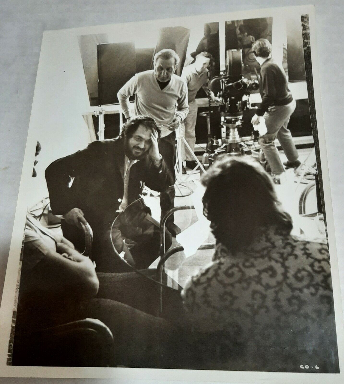 STANLEY KUBRICK:DIR: (CLOCKWORK ORANGE) Orig, Rare on the set production Photo Poster painting