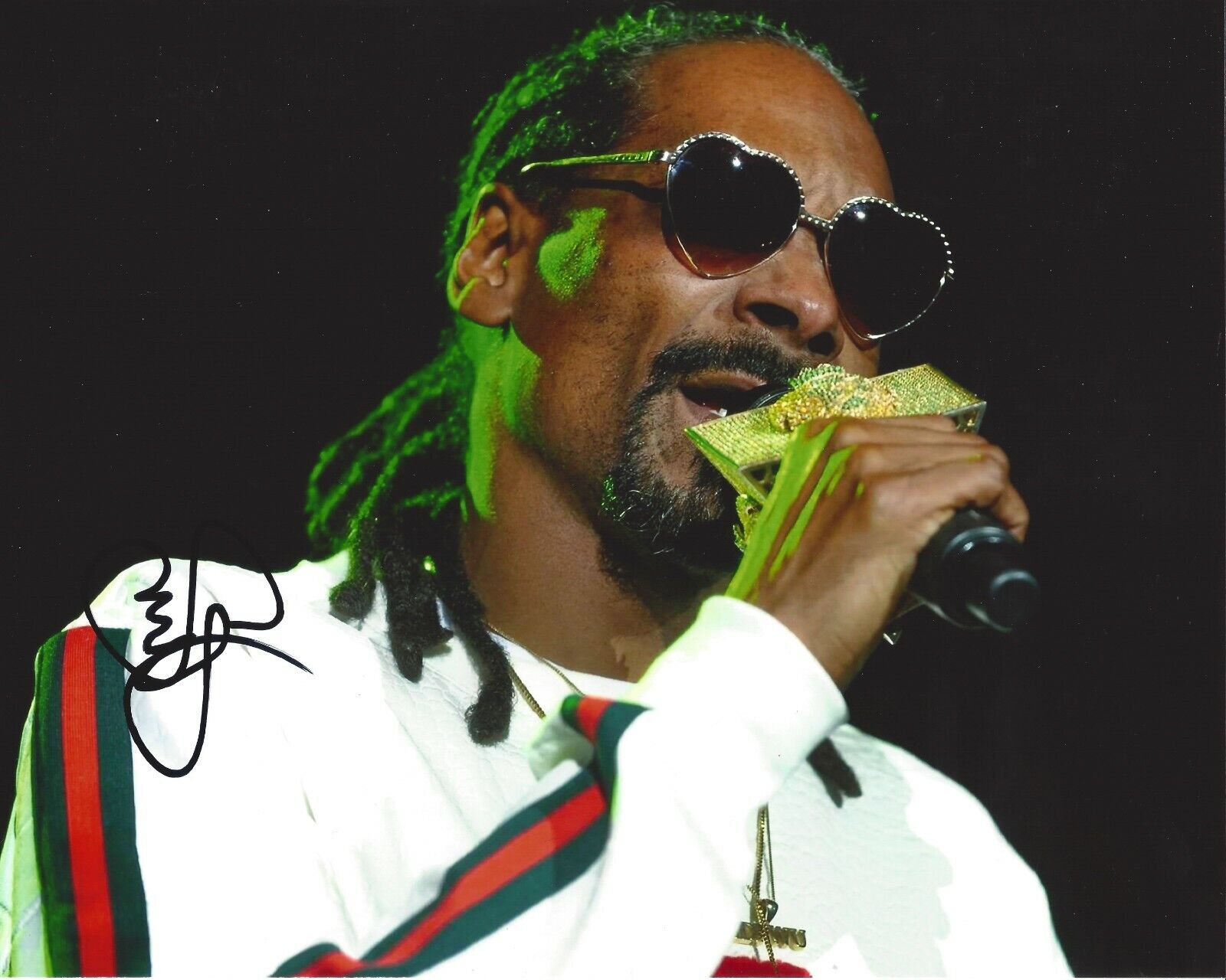 Snoop Dogg Autographed 8x10 Gin N Juice Dr DreA414