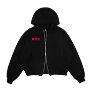 BTS Arirang Official Logo Hoodie | World Tour Black Zip Up 💜