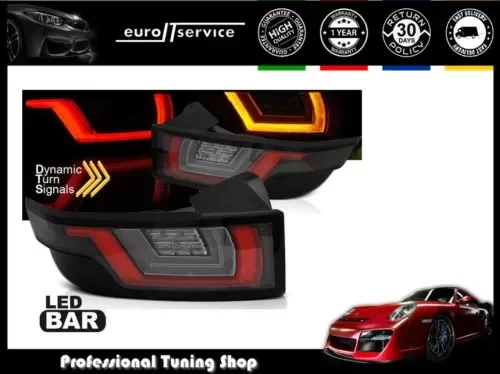 Dronehint Rear LED Tail Lights For Land Rover Range Rover Evoque 2011- Red White Black Parts