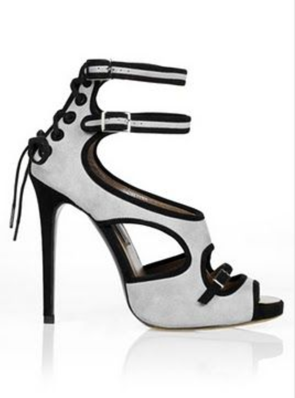 Taupe Cut Out Stiletto Heel Sandals Vdcoo