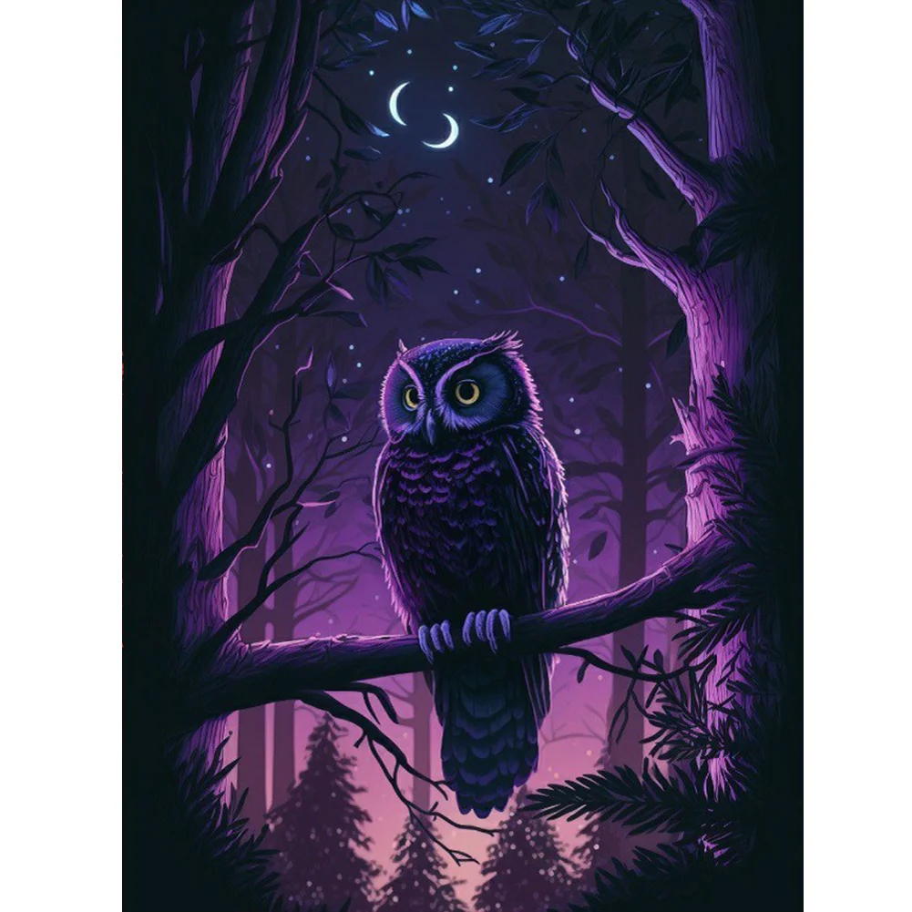 Animal Lurking in the Forest - Full Round - Diamond Painting (30*40cm)