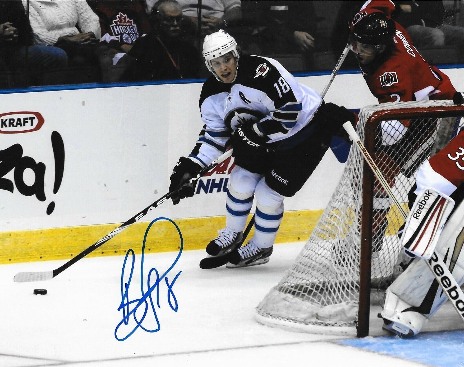 Bryan Little signed Winnipeg Jets 8x10 Photo Poster painting autographed 4