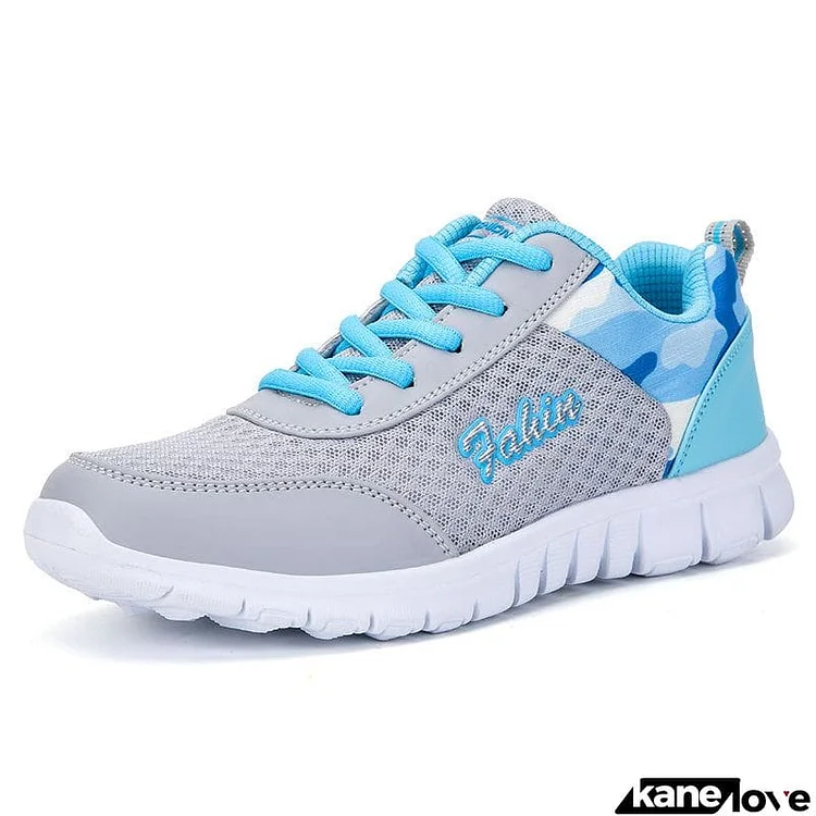 Women's Summer Comfy Ultra Light Lace Up Running Hiking Shoes