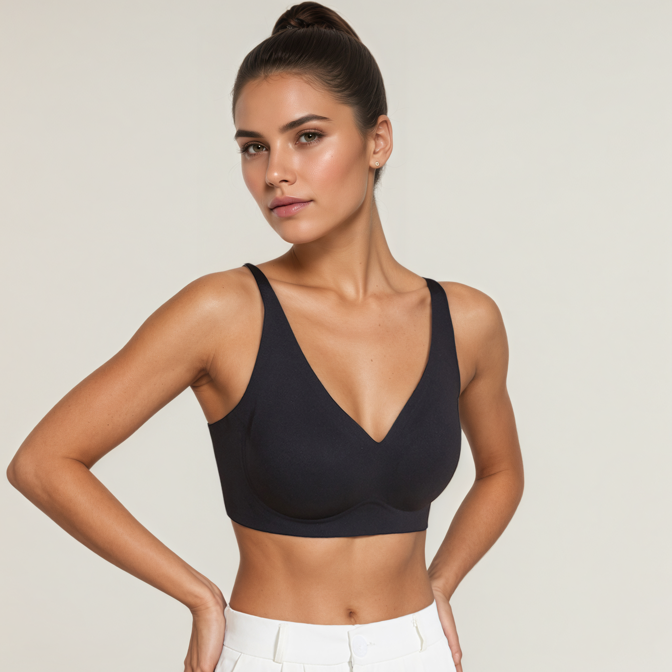 89% Silk Plunge Bra for Women-Elegant Everyday Lingerie REAL SILK LIFE