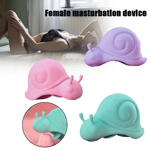 Cute Snail Sucking Jumping Egg - Tongue Licking Vibrating Masturbator for Women Adult Sex Toys