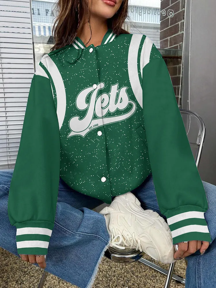 New York Jets National Football League 2024 Make Your Mark Unisex Varsity Jacket